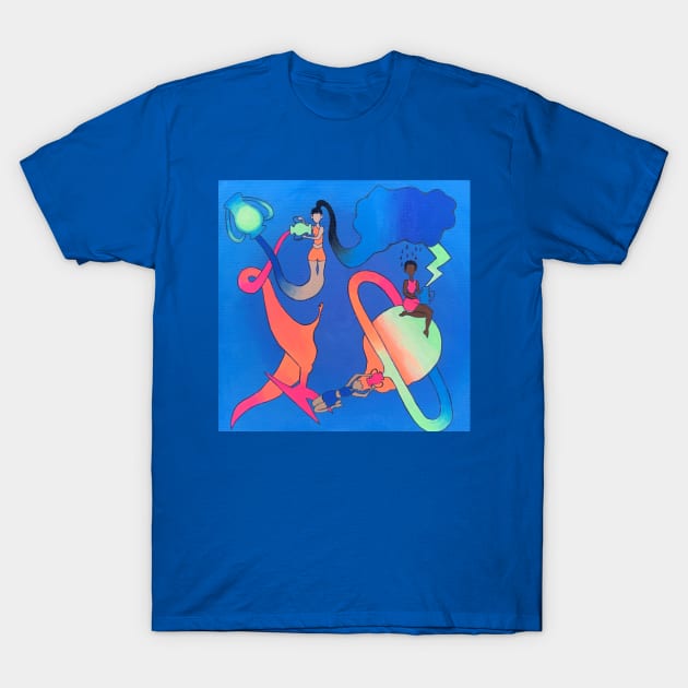 Aquarius Girls T-Shirt by sofjac